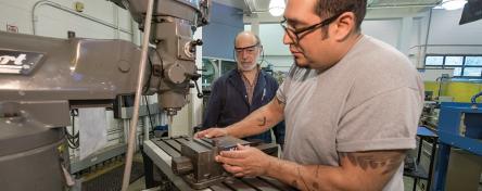 Men working at factory